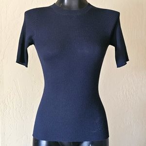 Louis Vuitton Black Ribbed Sweater
